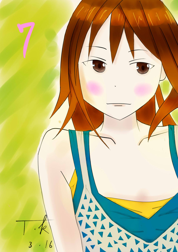 カジュアルな女の子