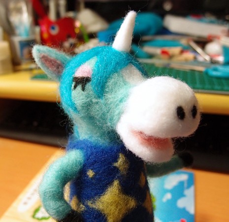 【羊毛フェルト】ボクの誕生日？昨日だよ。ね、キミ