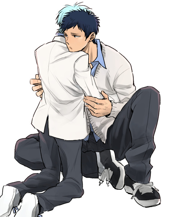 中学生青黒