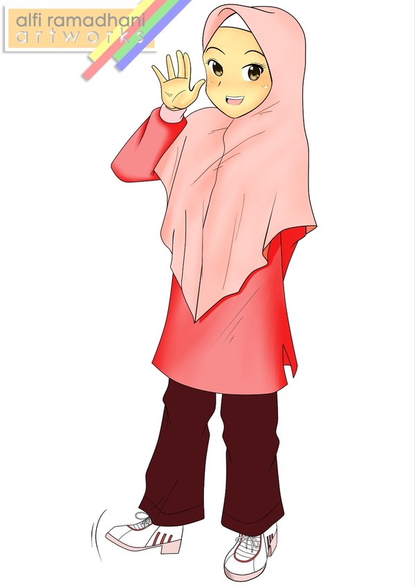 Muslimah OC 2.0 - COLOURED