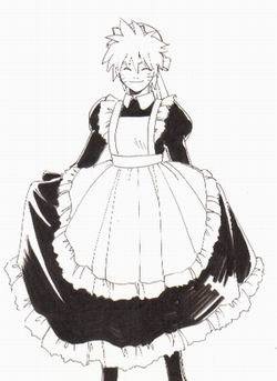 メイド女装　ナルト