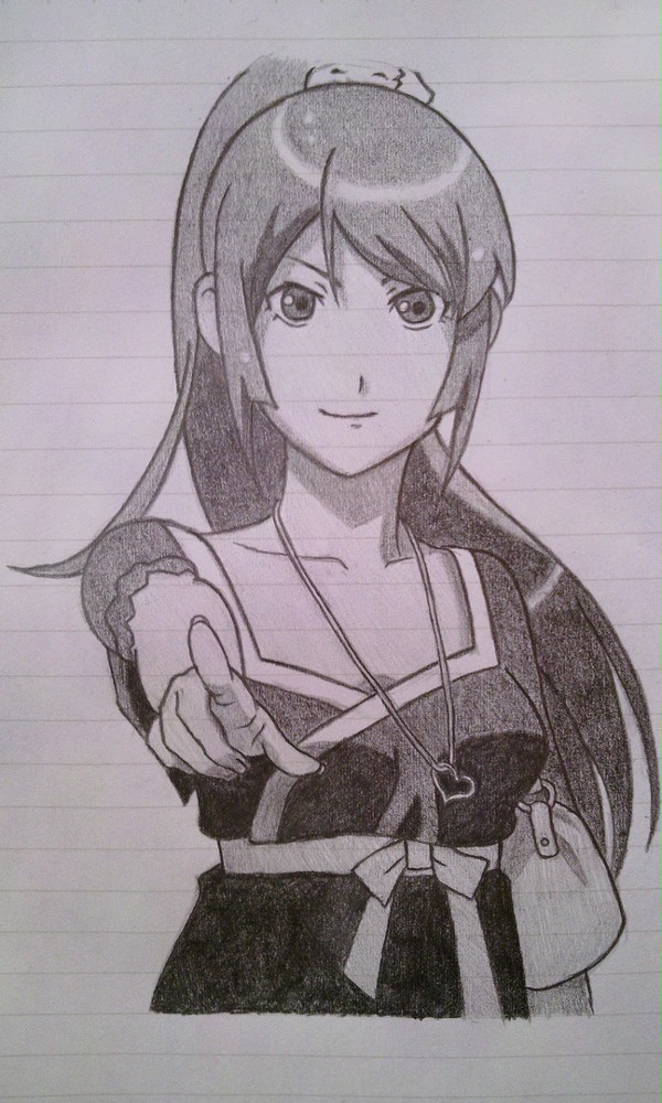 [模写]戦場ヶ原ひたぎ
