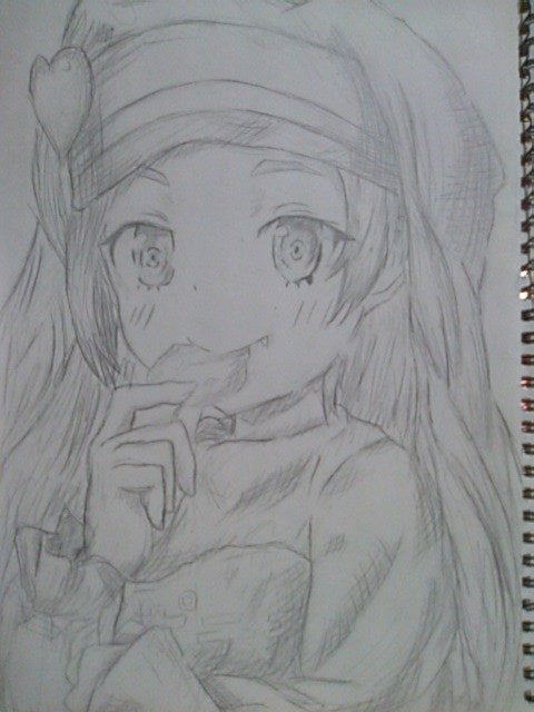 落書き　マリアさん