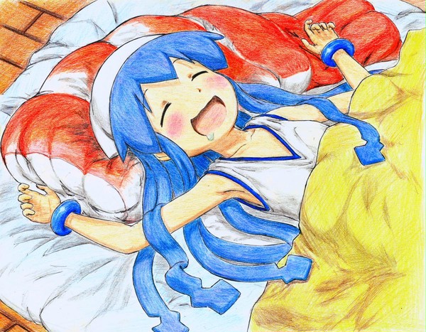 まだまだ寝足りないでゲソ・・・