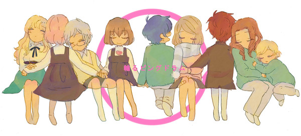 少年少女輪になって