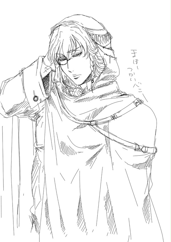 【ついった】魔法使いバニーと魔人虎徹【落書き】