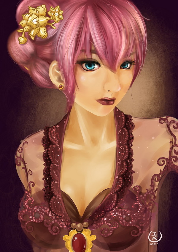 Megurine Luka in Kebaya