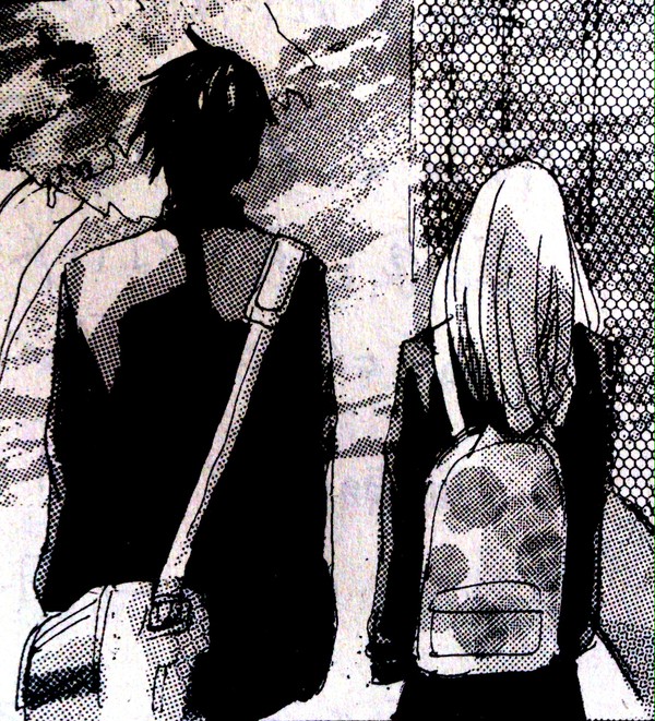 男女落書き詰め