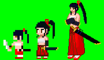 いろんなサイズでブシ子