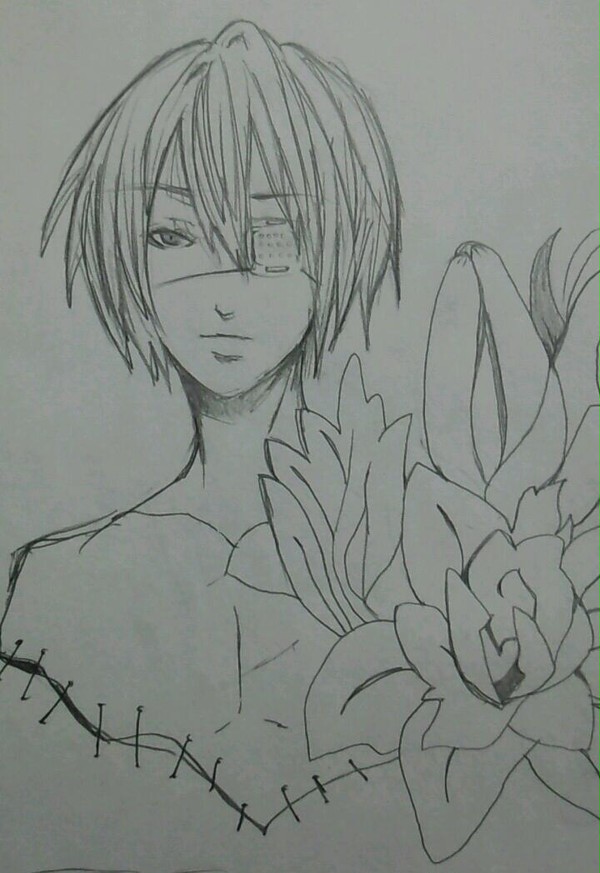 少年と華