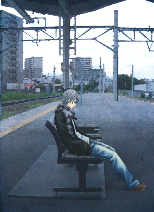 青い駅