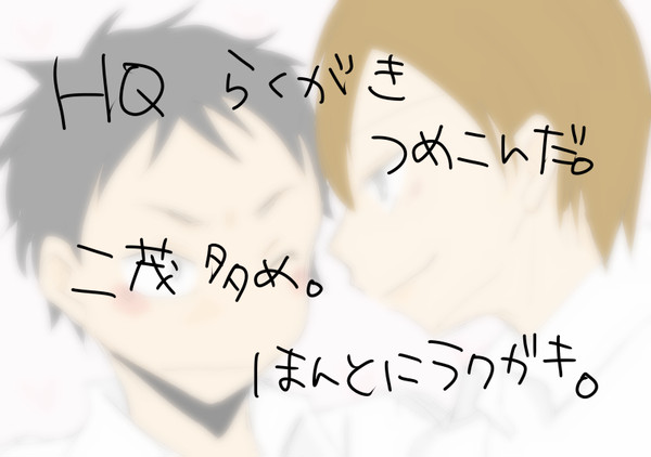 【腐】らくがき詰め（二茂中心）【ＨＱ】