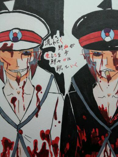 【再・初投稿(?)】ノボリとクダリ【流血注意】