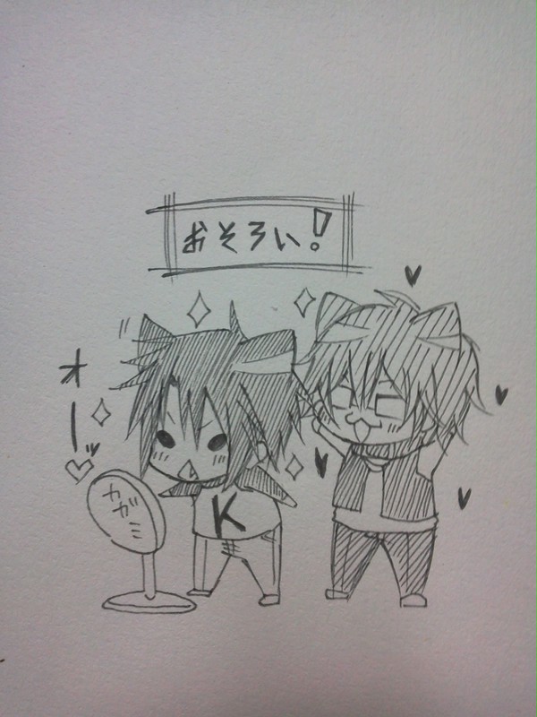 キューティクル探偵因幡楽落書き