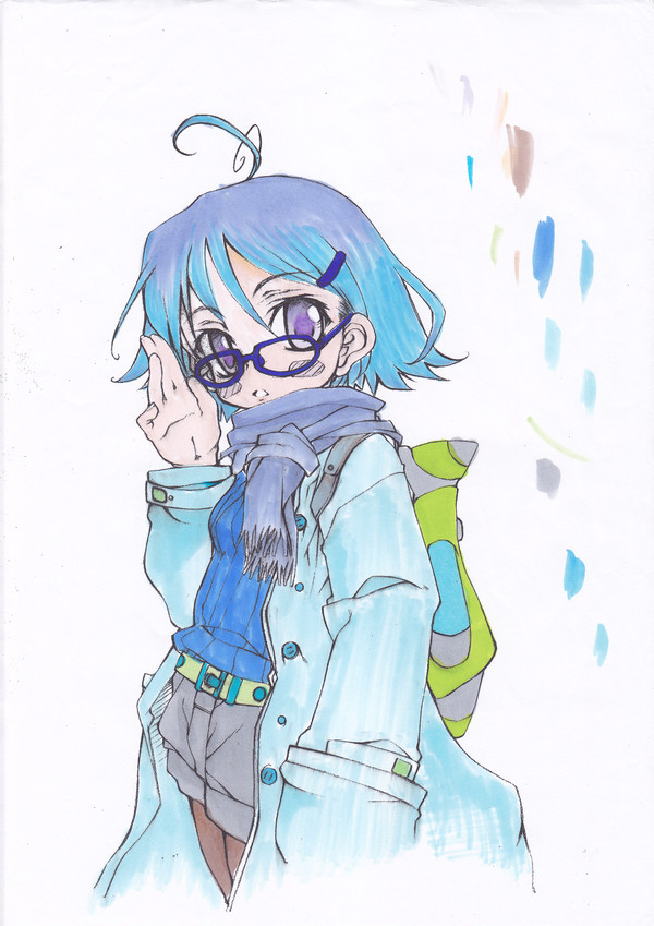 コピックで塗ってみた。