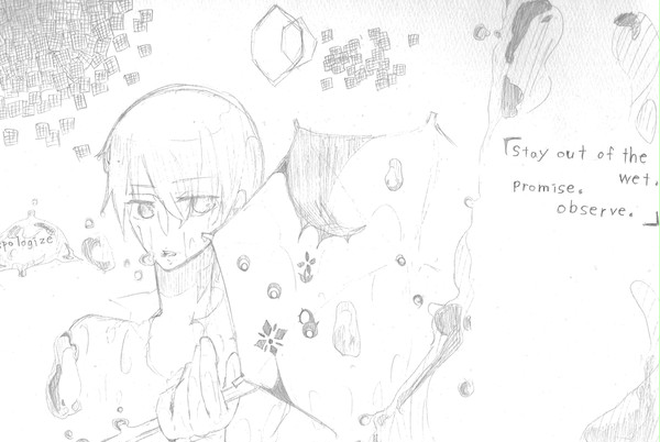 夜中のテンションで書いてしまった落書き