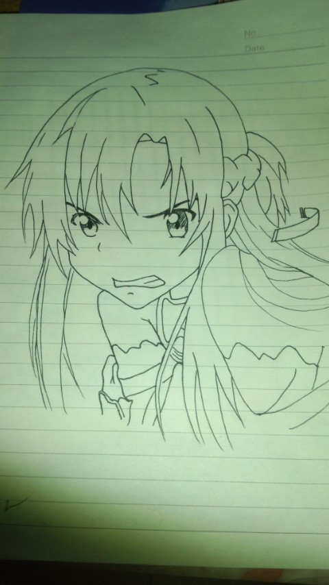模写:アスナ