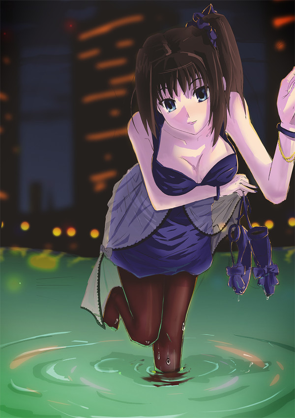 青崎青子　TYPEMOONFes打ち上げ帰りの公園
