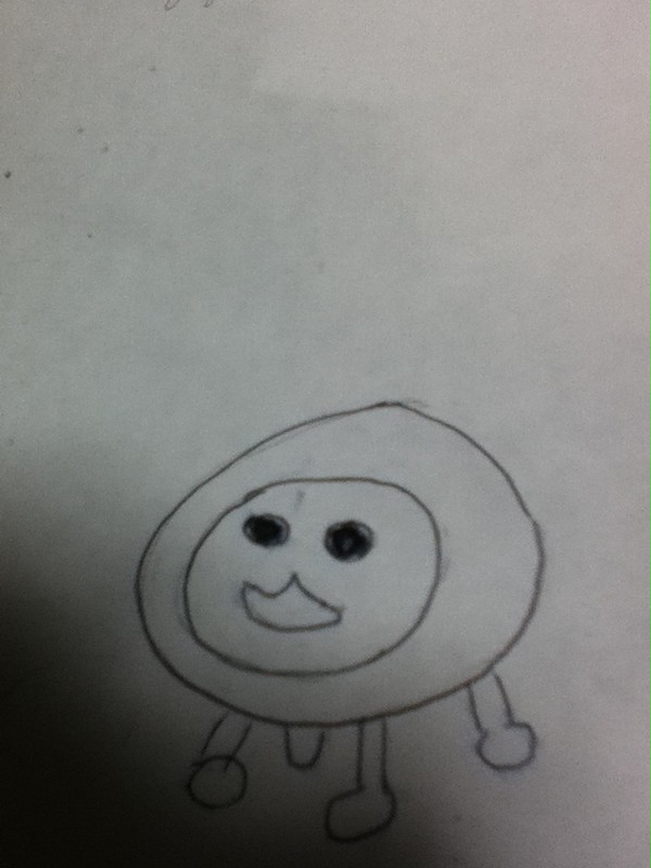 初めて描いたどんちゃん