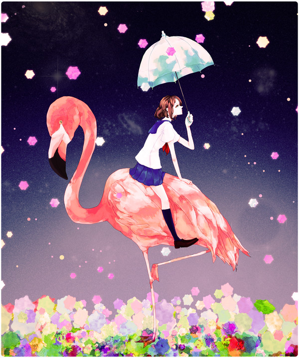 宇宙フラミンゴさん
