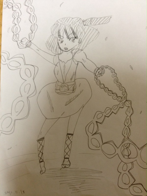モルさん鉛筆画