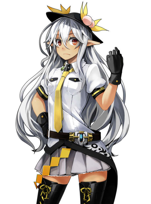ブロン子さん立ち絵です（学生服）