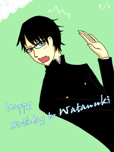Happy birthday to Watanuki!