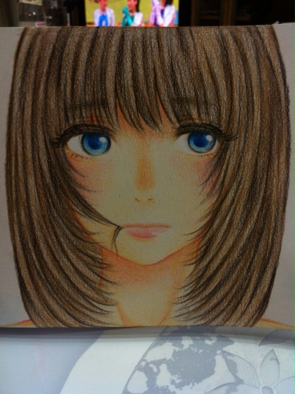 青い目の女の子