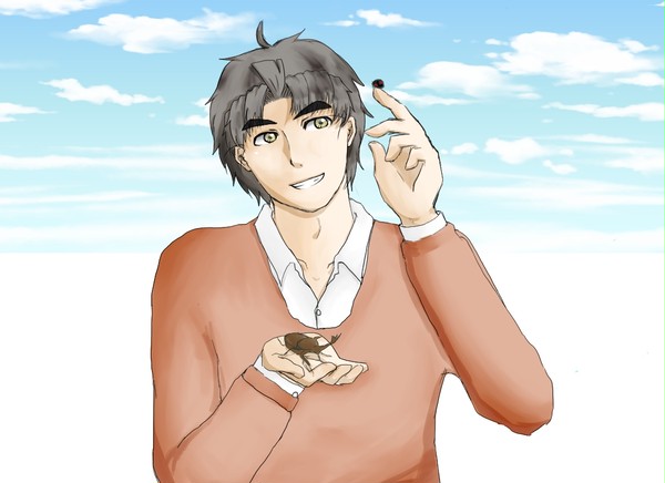 手に持ってるのはう、うん・・・じゃないです・・・。
