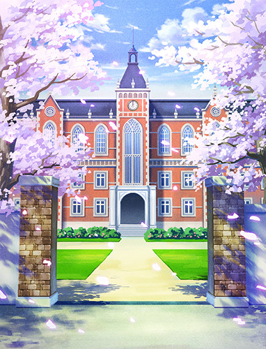 春の学園