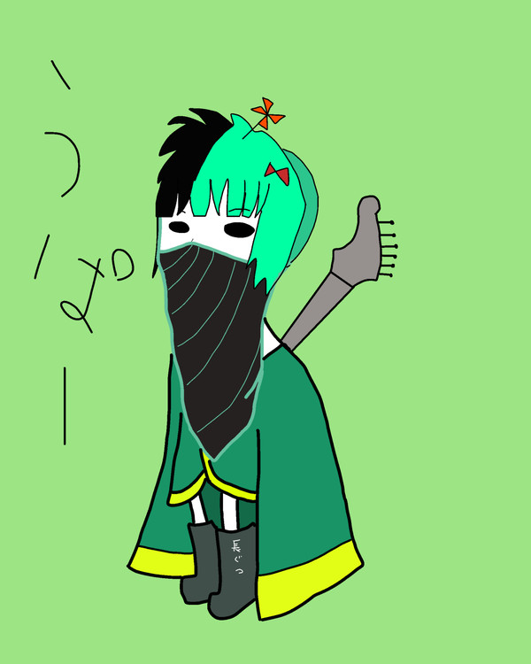 [落書き]　ねぎの人