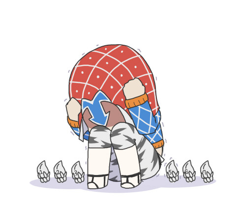 ミスタは　ふるえて　うごかない！　▼
