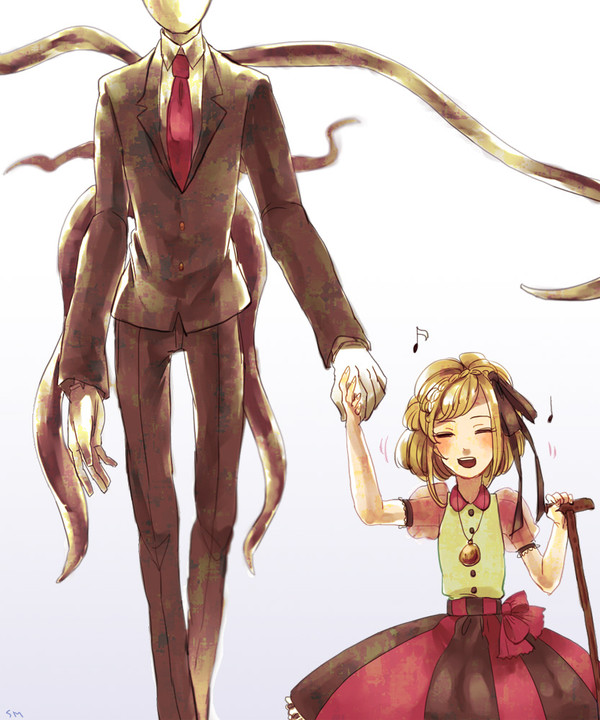スレンダーマンと盲目少女