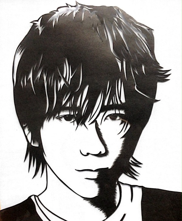 【切り絵】プラチナデータ リュウ