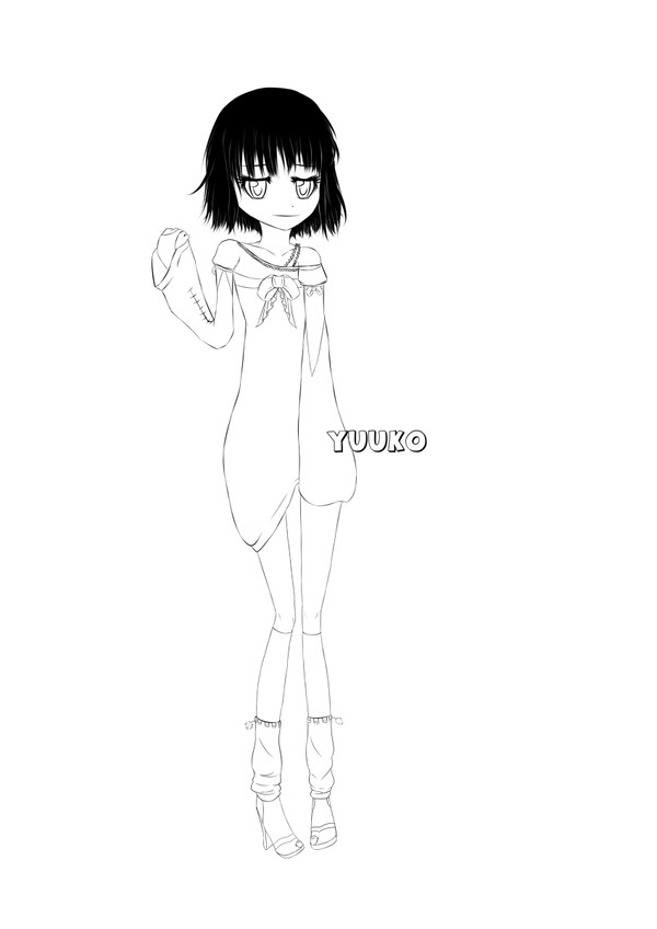 black haired girl