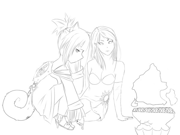 Tera's fanart  sketch