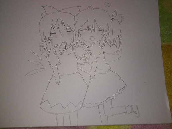 大チル描いた
