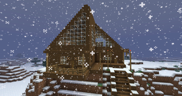 マイクラで家つくった
