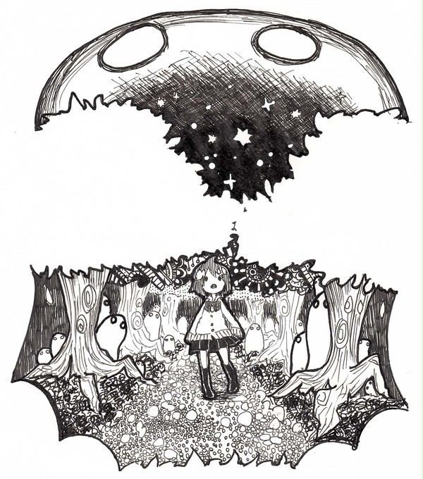 白の森
