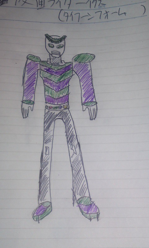 仮面ライダーイクス(タイフーンフォーム)