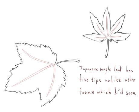 Drawing Mapleleaves
