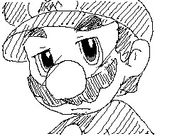すねているマリオ