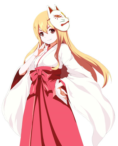 巫女さん立ち絵