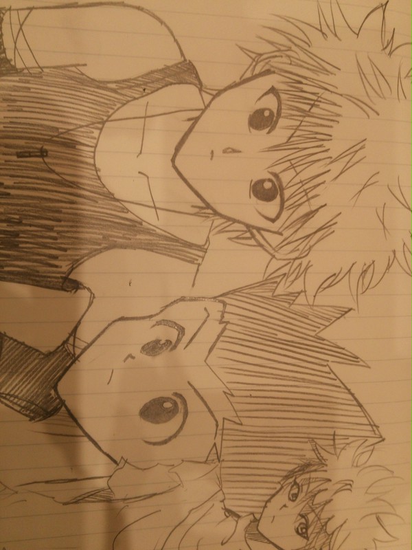 キルアとゴン 落書き