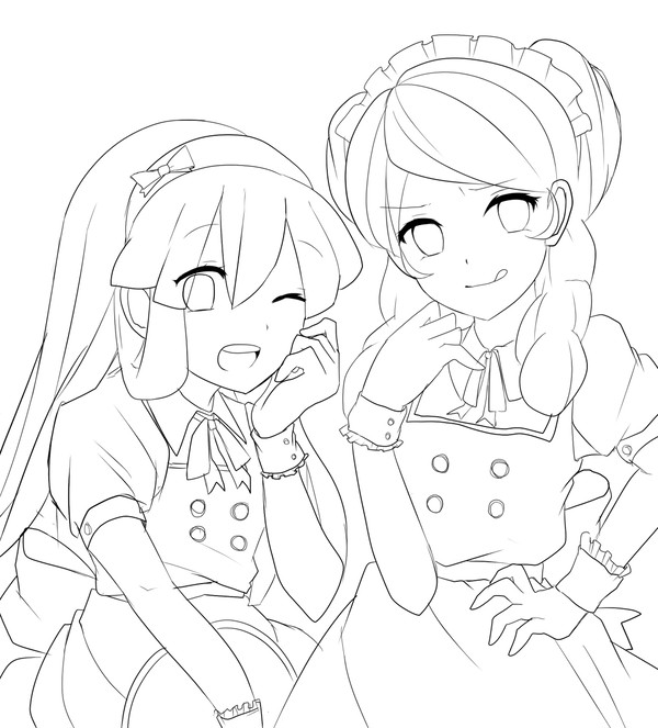 ご奉仕しますわ~!