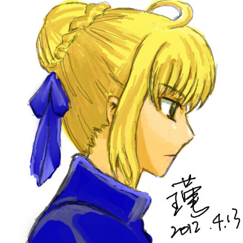 横顔