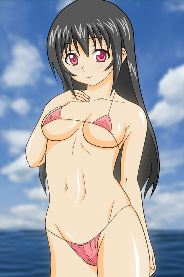 マイクロビキニの女の子