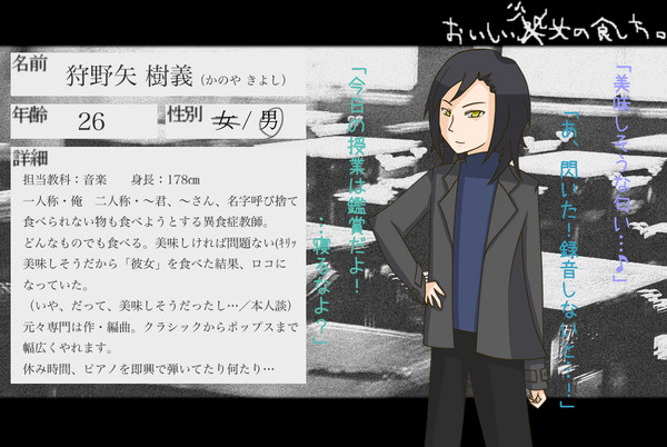 【おししょく。】狩野矢 樹義【ロコ】