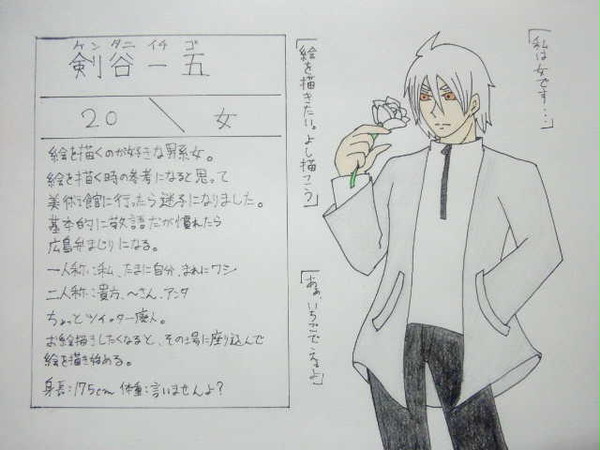 【絵師I*b化】剣谷 一五【参加】*5/7キャプション更新*