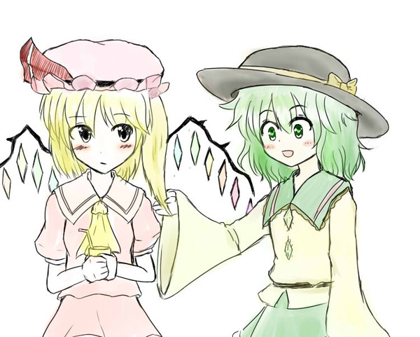 こいしちゃんとフランちゃんできゃっきゃうふふ